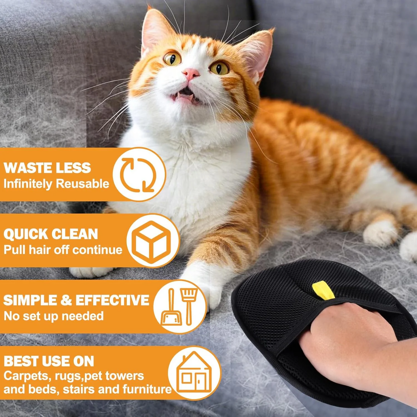 🐾Reusable Pet Hair Removal Gloves