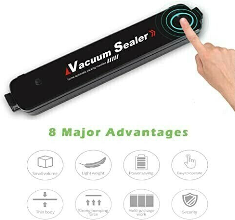⚡ Automatic Vacuum Sealing Machine – One-Touch Operation, Extends Food Freshness & Compact Design 🍖