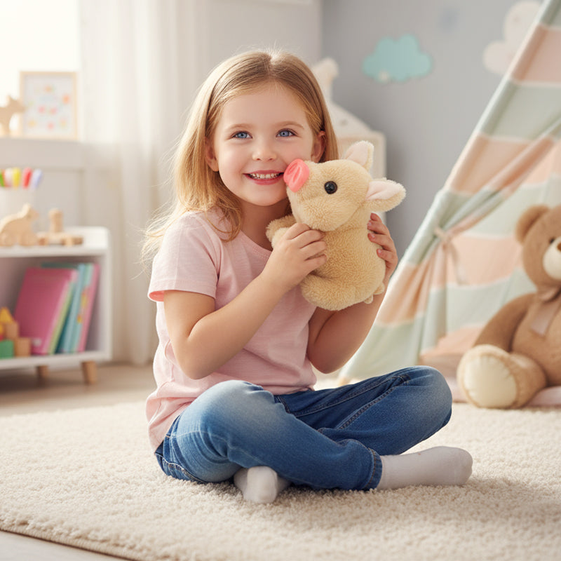 Electric Pig Plush Realistic Toy
