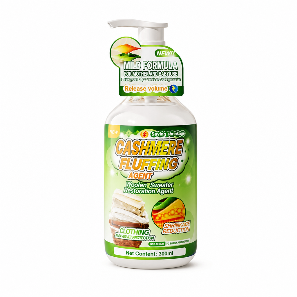 Wool and Cashmere Sweater Restorer and Softener Liquid