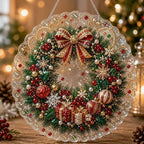 🎄Christmas Pearl Diamond Art Hanging Ornament Kit | Resistant Non-Fading Pearl Beads DIY Handmade Holiday Hanging Decor 🎅💎