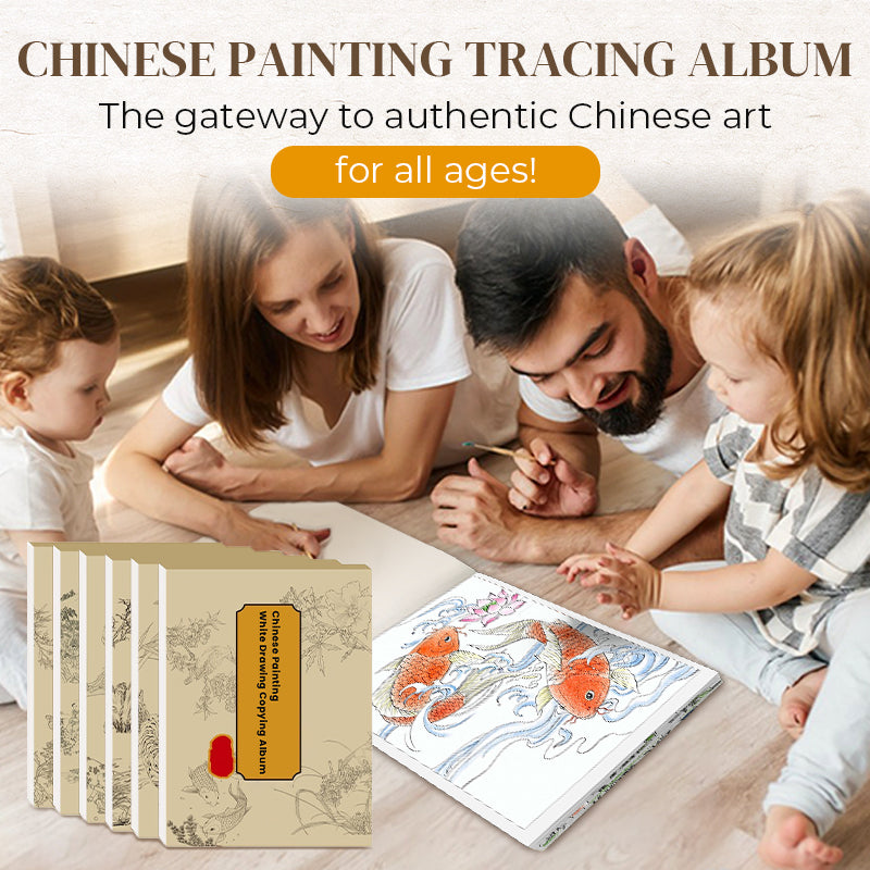 🎨HOT SALE🖼️ Chinese Painting White Drawing Copying Album