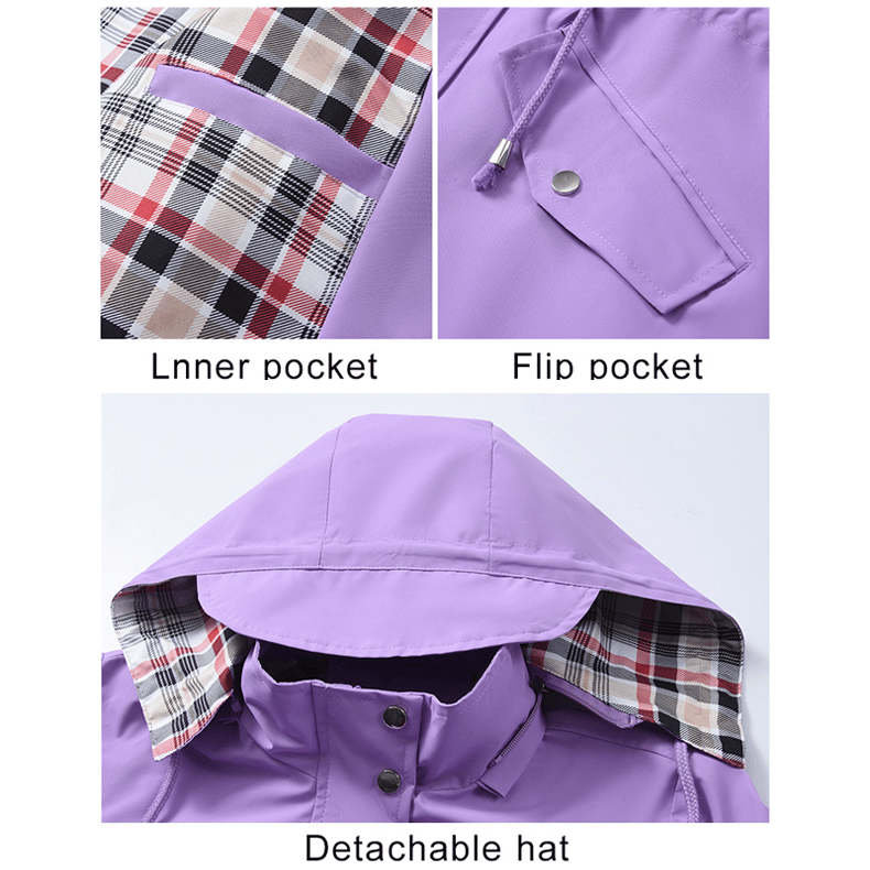 ✨Womens Chic. Lightweight. Waterproof Jacket 🍃🧥-Unleash Style and Durability in Any Storm!