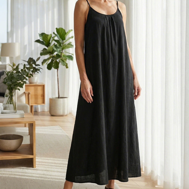 🏖️💕20K+ SOLD!⚡Women's Casual Backless Spaghetti Strap Maxi Dress🌟🌊