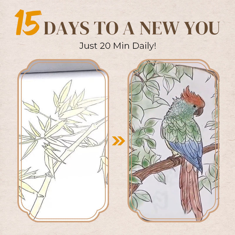 🎨HOT SALE🖼️ Chinese Painting White Drawing Copying Album