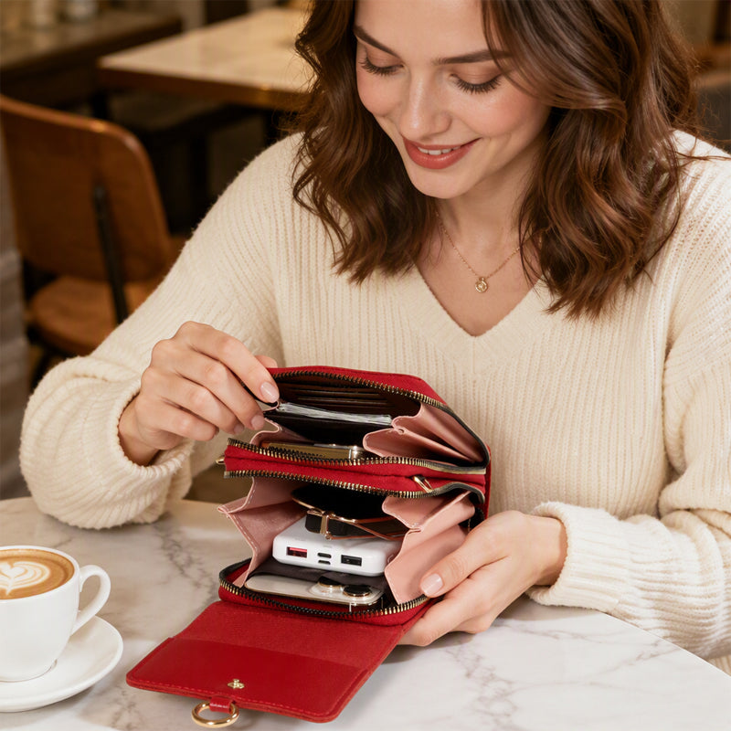 🛍️👜 Anti-Theft Touchscreen Crossbody Phone Bag