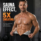 🏃‍♂️ Men's Waist Trainer Sweat Belt – Compression, Trimmer, Sauna Effect ✨