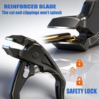 🔥Curved Stainless Steel Nail Clippers – Ergonomic and easy for seniors to use