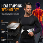 🏃‍♂️ Men's Waist Trainer Sweat Belt – Compression, Trimmer, Sauna Effect ✨