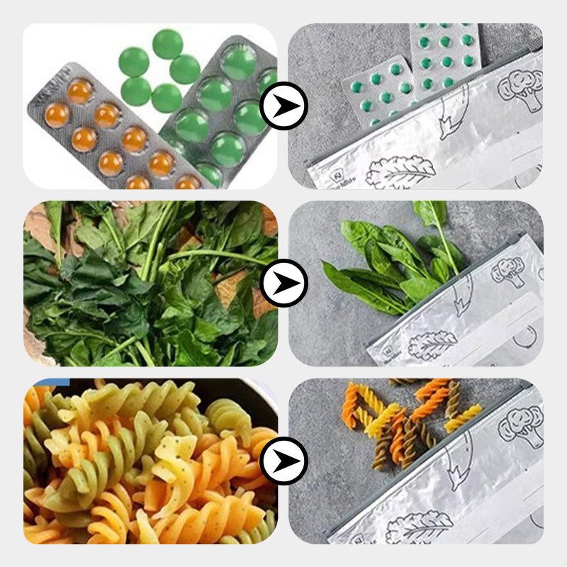 🍗Buy 2 Get 1 Free 🥦Reusable Aluminum Foil Sealable Storage Bags