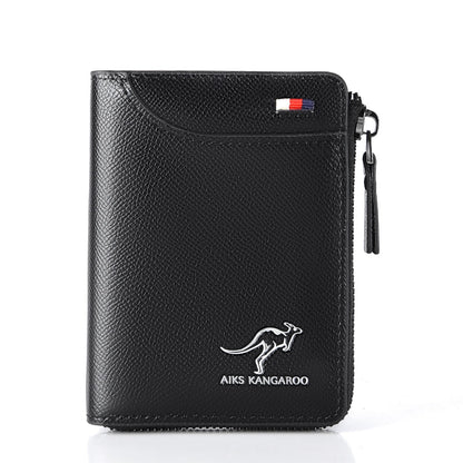🎁Men's Leather Zip Wallet (RFID Protected)✨