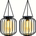 💡🌟Retro Metal Solar Lanterns