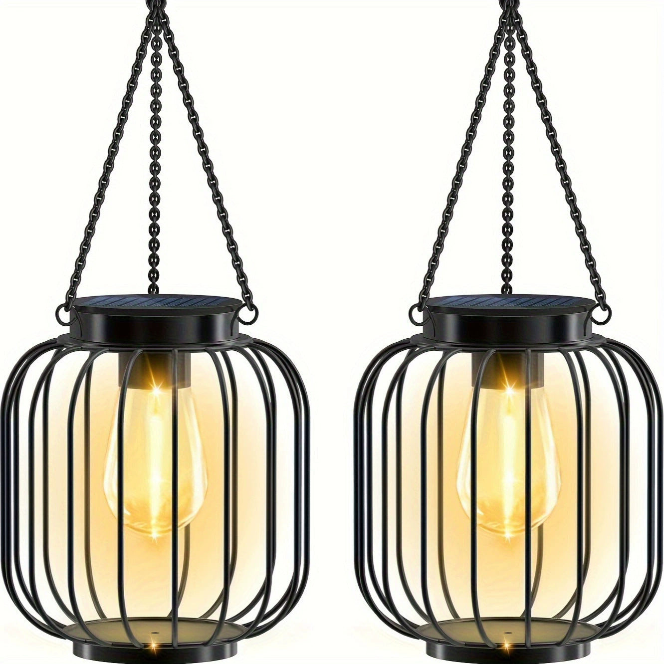 💡🌟Retro Metal Solar Lanterns