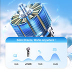 ✨❄️Mini Cool Handheld Powerful Fan