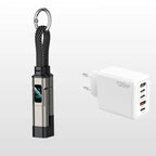 🔥4-in-1 Digital Display Keychain Charging Cable