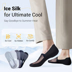 💥5 Pairs Ice Silk No-Show Socks Set