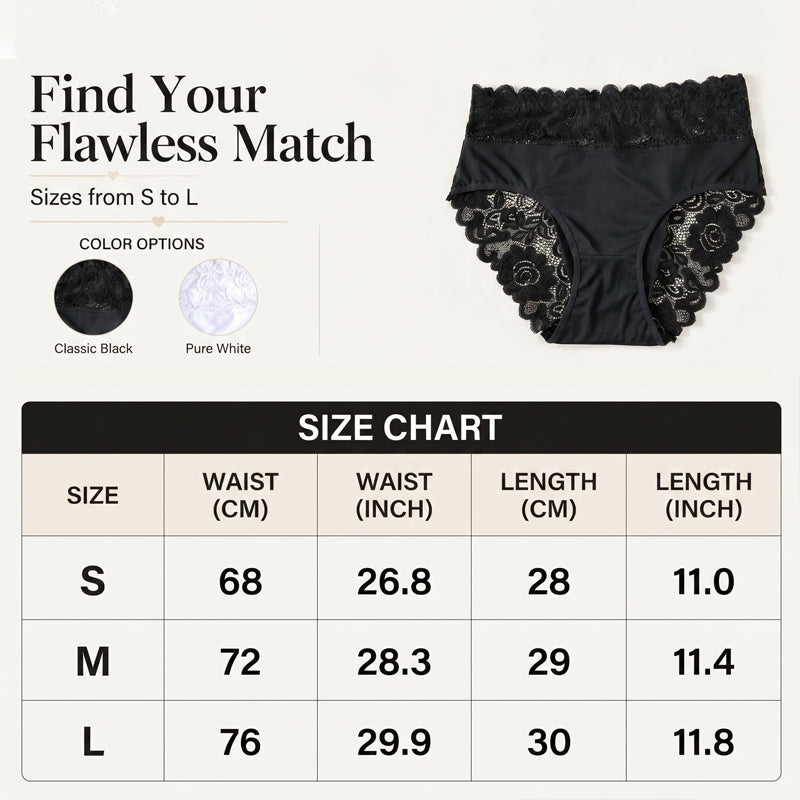 Women's Soft Breathable Lace Briefs