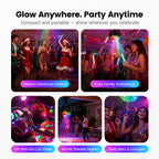 🎄 FESTIVE FEAST DEAL! 🔥Colorful Rotating Magic Disco Ball Light