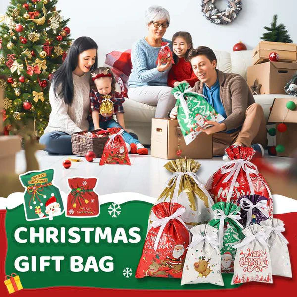 🎄The World’s Best Christmas Gift Bag With Drawstring🎁