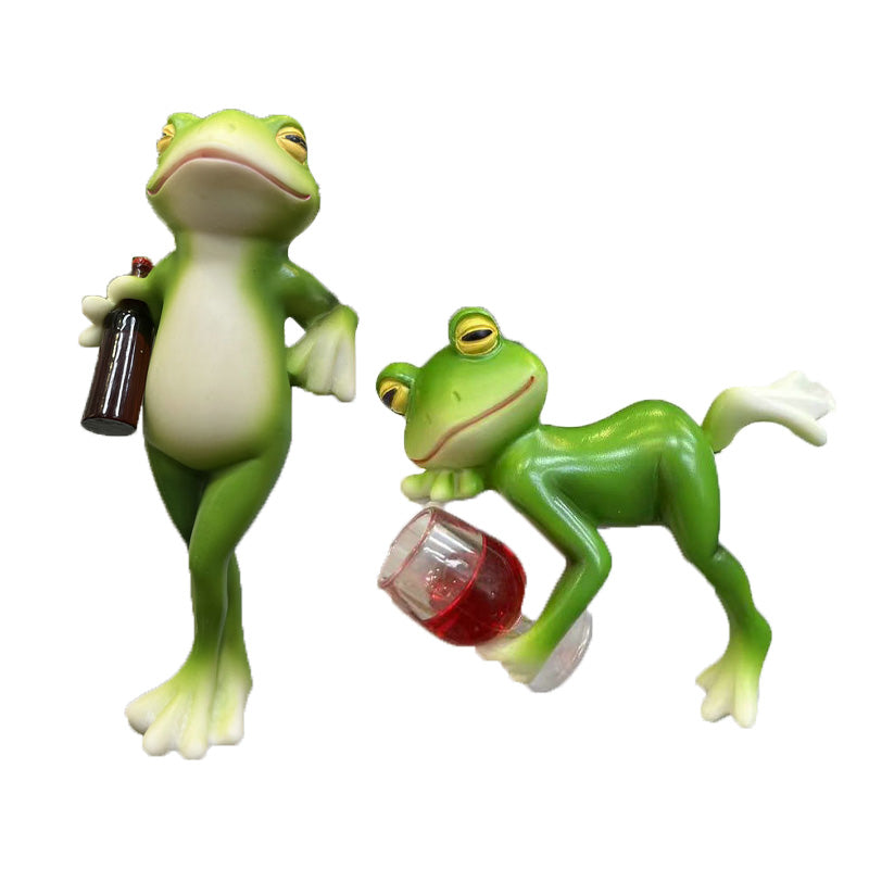 🐸 Frog Flower Pot Hanger Ornament🍷