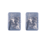 Removable No-Sew Jeans Buttons Set