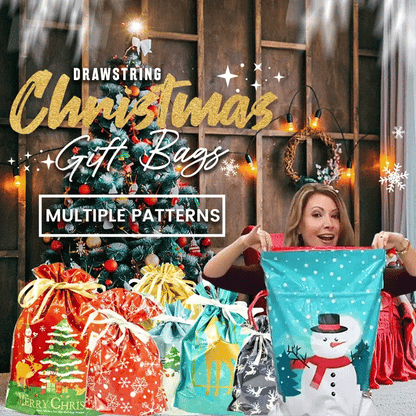 🎄The World’s Best Christmas Gift Bag With Drawstring🎁