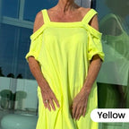 🌈 Women's Maxi Dress With Open Shoulders