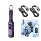 🔥4-in-1 Digital Display Keychain Charging Cable