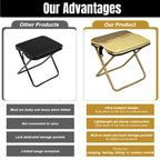 🪑Ultra-Light Folding Stool – Supports Up to 265 lbs