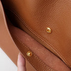 Simple Solid Color PU Leather Shoulder Bag