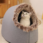 💥Hot sale 🐶🐱Pet Cozy Warm Cave Bed