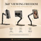 Hidden Bedside Phone Tablet Holder Retractable