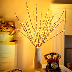 🎄 LED Willow Branch Lights Battery-Powered Twig Light