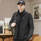 🔥🧥Men's Oversized Sleeveless Vest Jacket With Pockets