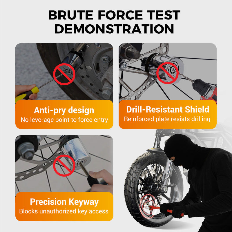 Anti Theft Motorcycle Disc Brake Lock