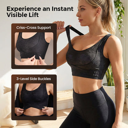 💖✨ All-Day Comfort Meets Perfect Shape! Criss-Cross Lift & Sculpt Bra👚⚡️