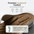 🌸 Women's Floral Wedge Thong Sandals – Floral Accents, Cushioned Arch Support & Non-Slip Outsole ✨