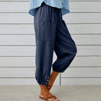 💎 2026 New Women's Summer Cotton Linen Wide-Leg Pants – Breathable, Wrinkle-Free & Relaxed Fit 🍃