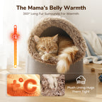 💥Hot sale 🐶🐱Pet Cozy Warm Cave Bed