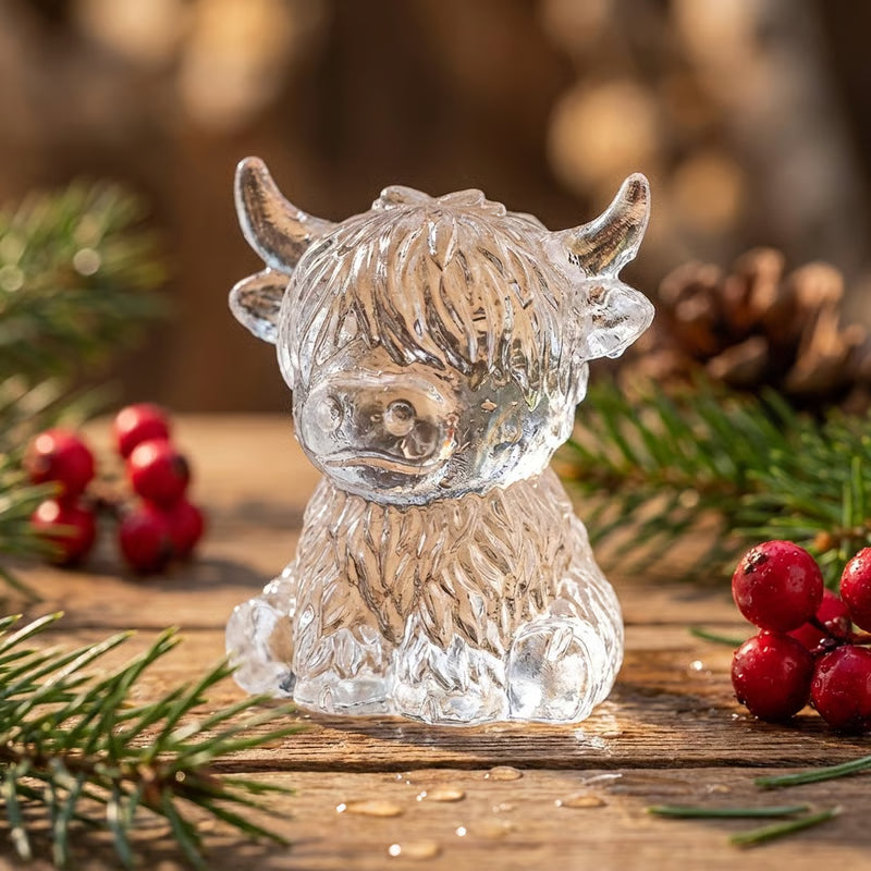 Highland Cow Ice Cube Mold - Adorable 3D Silicone Tray for Drinks & Parties