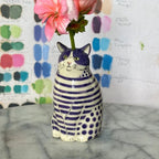 Polka Dot Cat Vase🐱