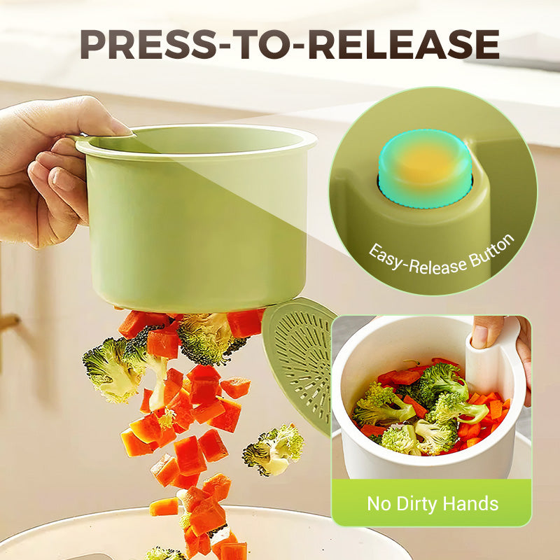 🎉 Buy 3 Get 2 FREE 🎉Multifunctional Drainage Basket – Must-Have Kitchen Helper!