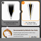 Darth Vader Ultra Sharp 🔪 Never Chip or Stain Professional Kitchen Knives 🍽️🥗