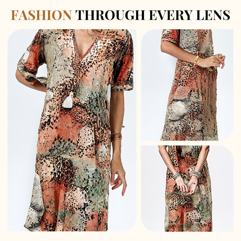 💥Safari Chic Leopard Dress