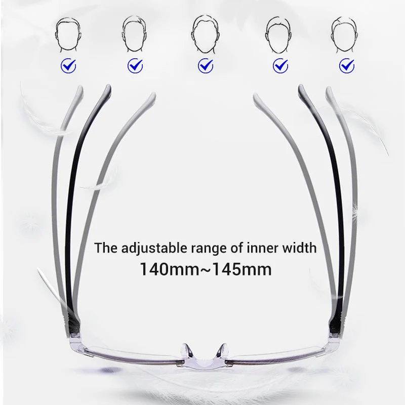 New Sapphire High Hardness anti-blue Dual-Use Reading Glasses