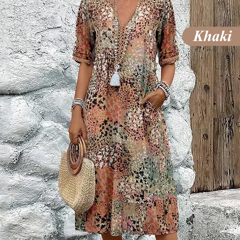 💥Safari Chic Leopard Dress