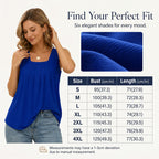 🔥Women's Square Neck Sleeveless Vest T-Shirt
