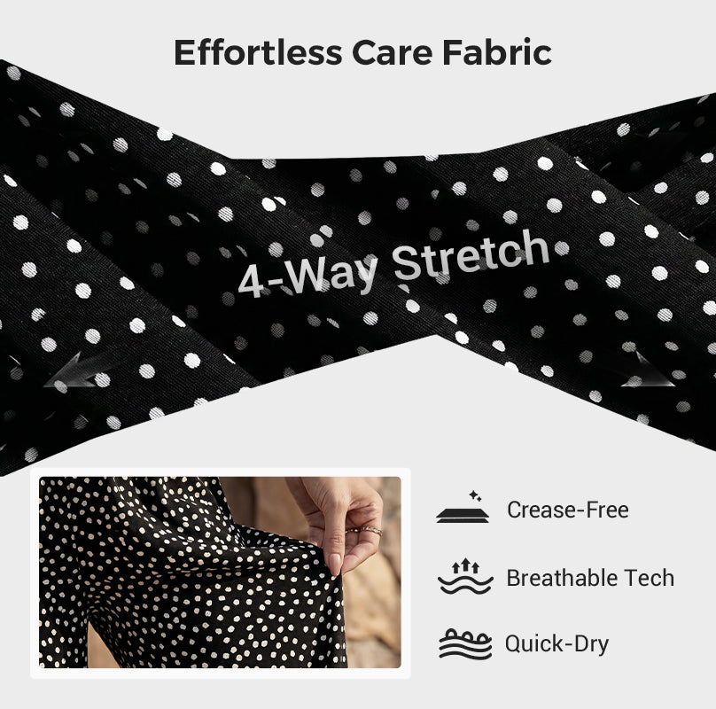 Women's Smocked High Waist Wide Leg Pants👖