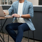 Men'S Summer Lightweight Suit Jacket