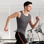 🎉🛍️Men's Summer Essentials-Buy 3 Get 2 Free🎽Round Neck Quick-Drying Stretchy Slim Tank Top